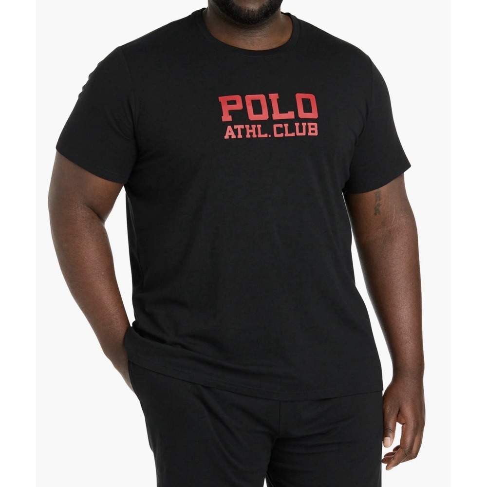 Polo Ralph Lauren Men's Athletic Club Performance T-Shirt Black Sz XL NWT